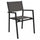 Fauteuil empilable Havana 55x57x85 h cm en textilène anthracite