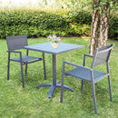 Poltrona Avana Impilabile 55x57x85 h cm in Textilene Antracite