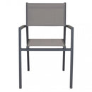 Poltrona Avana Impilabile 55x57x85 h cm in Textilene Taupe