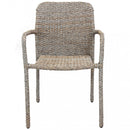 Poltrona Azore 56x59x82 h cm in Wicker Marrone