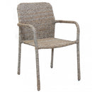 Poltrona Azore 56x59x82 h cm in Wicker Marrone