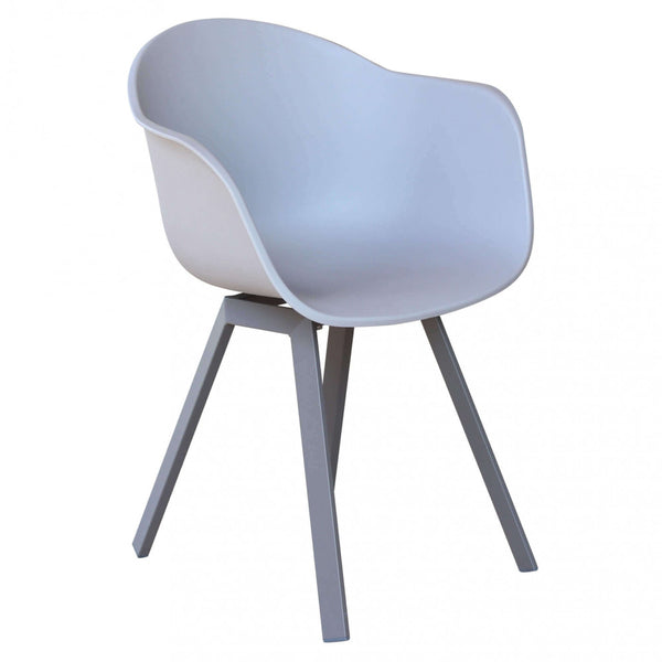 Fauteuil Maui 63x55x79 h cm en plastique Taupe sconto