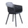 Chaise de jardin Vannes 49x48,5x81,5 h cm en plastique anthracite
