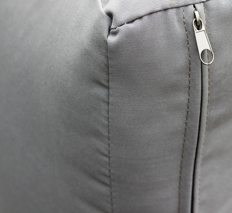 Salotto Angolare Tokyo con Cuscini in Alluminio Bianco