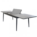 Tavolo Allungabile Guantanamo 200/300x90x76 h cm in Alluminio Antracite