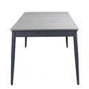 Tavolo Allungabile Guantanamo 200/300x90x76 h cm in Alluminio Antracite