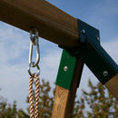 Altalena 2 Posti da Esterno  Ariel 313x264x226 h cm in Legno