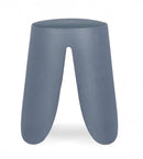 Set 4 Sgabelli  Ø37x47 cm in Similpelle Imogen Ottanio