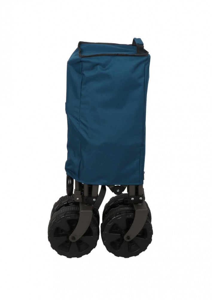 Carrello Pieghevole 92x50x59 h cm in Acciaio Blu