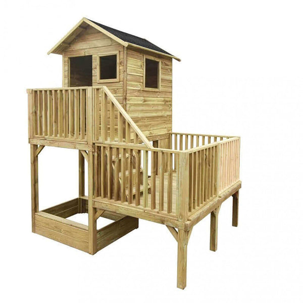 prezzo Doremi Playhouse en bois pour enfants 176x176x273 h cm en bois