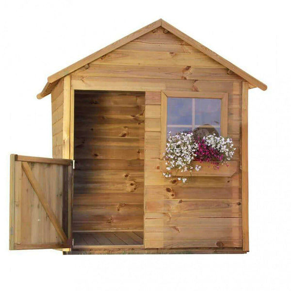Maison de jeu en bois pour enfants Heidi 112x126x158 h cm en bois prezzo