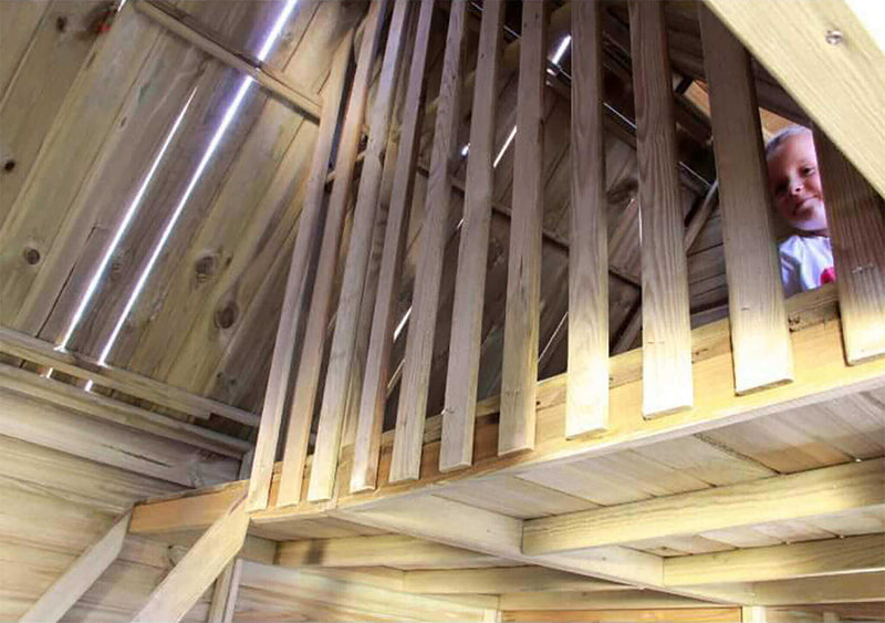 Casetta Gioco per Bambini in Legno Maia 161x248x218 h cm in Legno