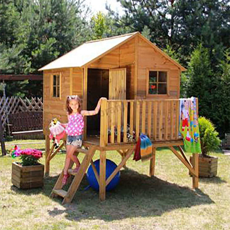 Casetta Gioco per Bambini in Legno Masha 220x174x250 h cm in Legno