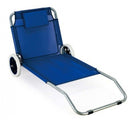 Spiaggina Carrello 145x52x62 h cm in Textilene Blu