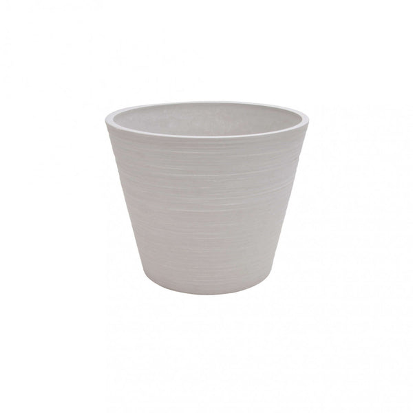 online Grand Vase Camélia Ø41x33,3 cm en Fibre synthétique Blanc