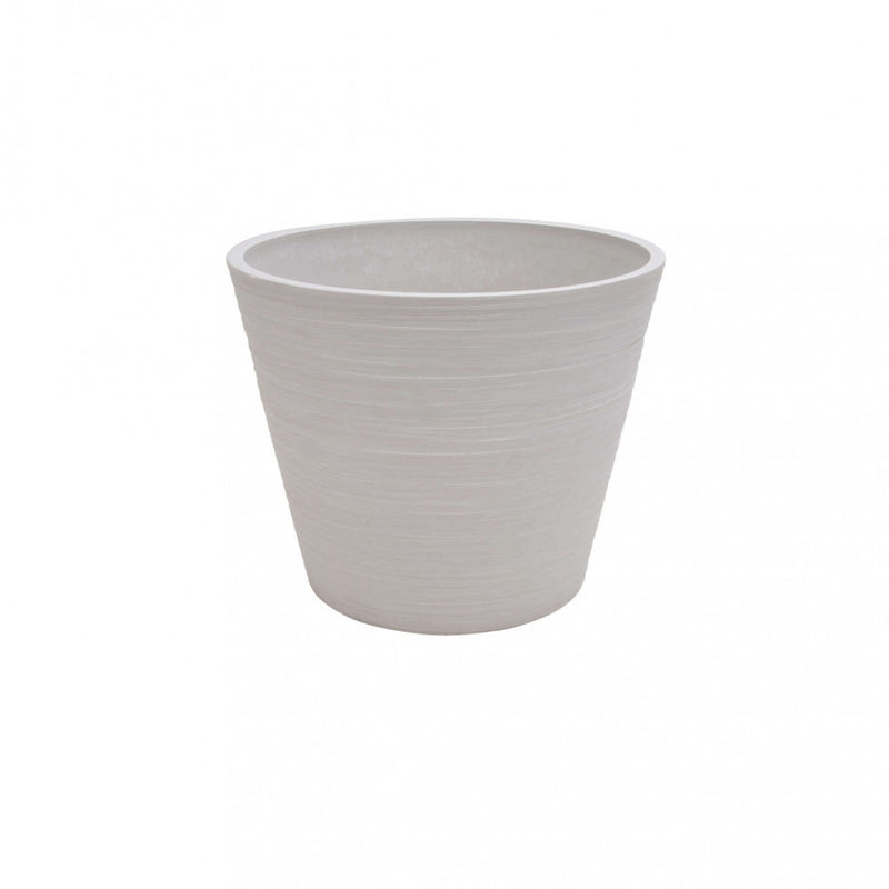 Vaso Grande Camelia Ø41x33,3 cm in Fibra sintetica Bianco