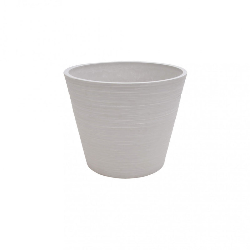Vaso Grande Camelia Ø41x33,3 cm in Fibra sintetica Bianco