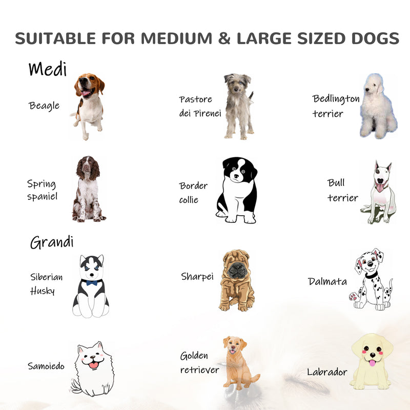 Cuccia per Cani e Gatti da Esterno 127x112x109 cm in Legno Grigio