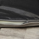 Cuccia per Cani e Gatti 110x70x15,5 cm in Legno e Acciaio Rovere e Grigio