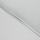 Divano da Giardino 141x71x75 cm in Polipropilene Effetto Rattan Grigio e Nero