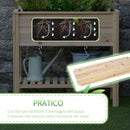 Fioriera Rialzata 90x40x81 cm in Legno di Abete Naturale