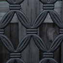 Panchina da Giardino 2 Posti 128x58,5x89 cm in Acciaio e Ghisa Nero