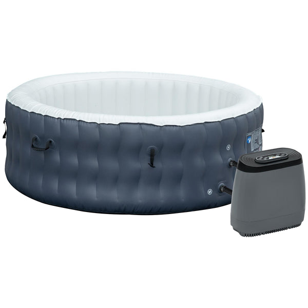 online Spa extérieur gonflable chauffé Ø195x68 cm 950 Litres Bleu Foncé