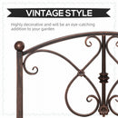 Ponticello da Giardino 99x68x53 cm in Metallo Nero