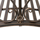 Ponticello da Giardino 99x68x53 cm in Metallo Nero