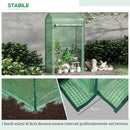 Serra da Balcone Verticale 100x51x170 cm in Polietilene Verde