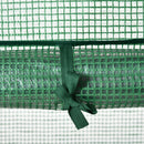 Serra da Giardino 4 Ripiani 69x49x158 cm in Acciaio Verde