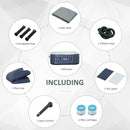 Vasca Idromassaggio da Esterno Gonfiabile Riscaldata 180x180x68 cm 930 Litri Blu Scuro