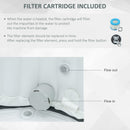 Vasca Idromassaggio da Esterno Gonfiabile Riscaldata 180x180x68 cm 930 Litri Blu Scuro