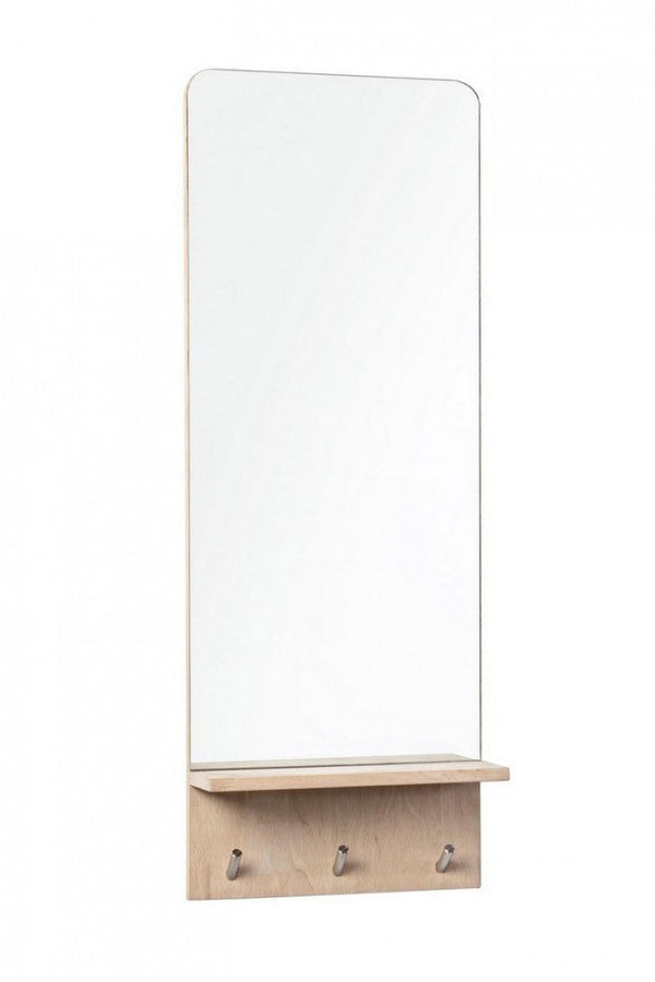 sconto Miroir avec 3 Crochets Daiki L en Bois