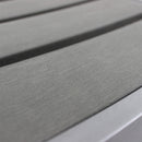 Sedia Barbados Impilabile 54x54x84 h cm in Alluminio Grigio