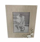 Portafoto 13x18 Shabby Chic Rettangolare 20,5x2,5x25,5 h cm in MDF Tortora