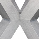 Tavolo Malesia Ø140x75 h cm in Alluminio Grigio