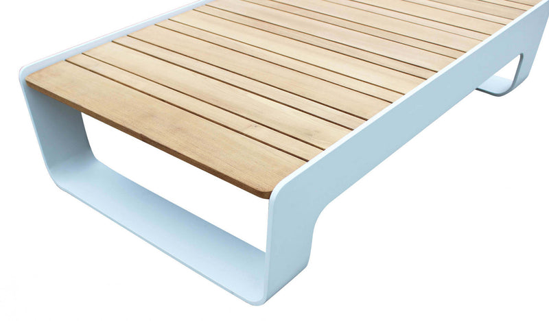 Set Salotto da Giardino Divano 2 Poltrone e Tavolino con Cuscini in Teak Bianco
