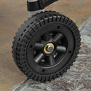 Barbecue a Gas 2 Fuochi 104x49x99 cm in Acciaio e Plastica PP Nero