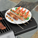 Barbecue a Gas 2 Fuochi 104x49x99 cm in Acciaio e Plastica PP Nero