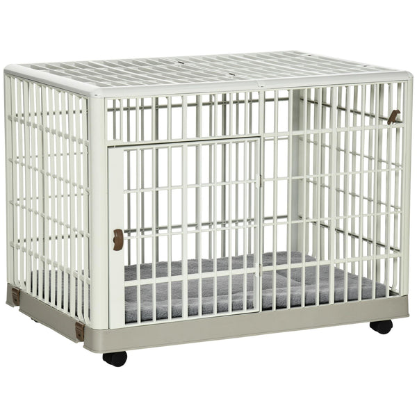 online Cage pour chien 81x55,5x62,5 cm en ABS et PP Beige
