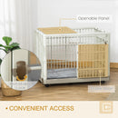 Gabbia per Cani 81x55,5x62,5 cm in ABS e PP Beige