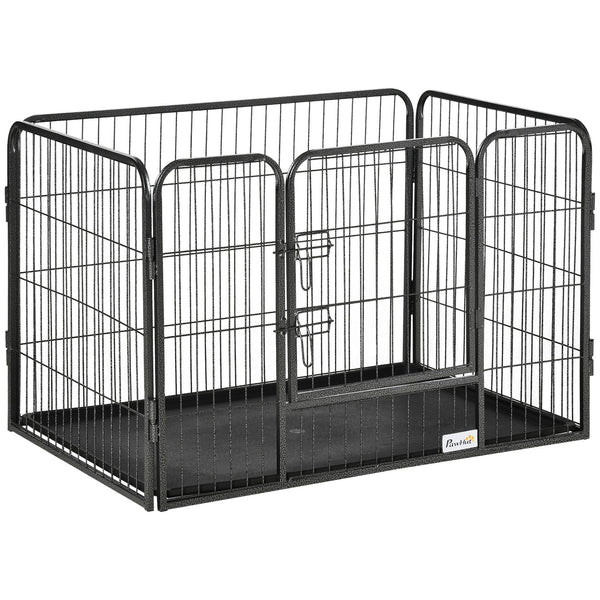 prezzo Cage pour Chien 125x78x80 cm en Acier et ABS Gris