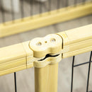 Gabbia per Cani 70x62 cm in Plastica e Filo di Acciaio