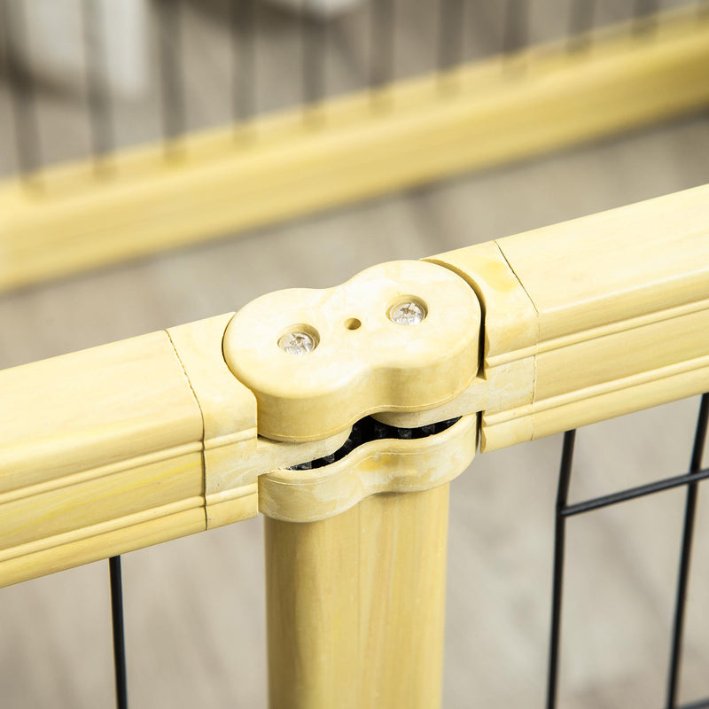 Gabbia per Cani 70x62 cm in Plastica e Filo di Acciaio