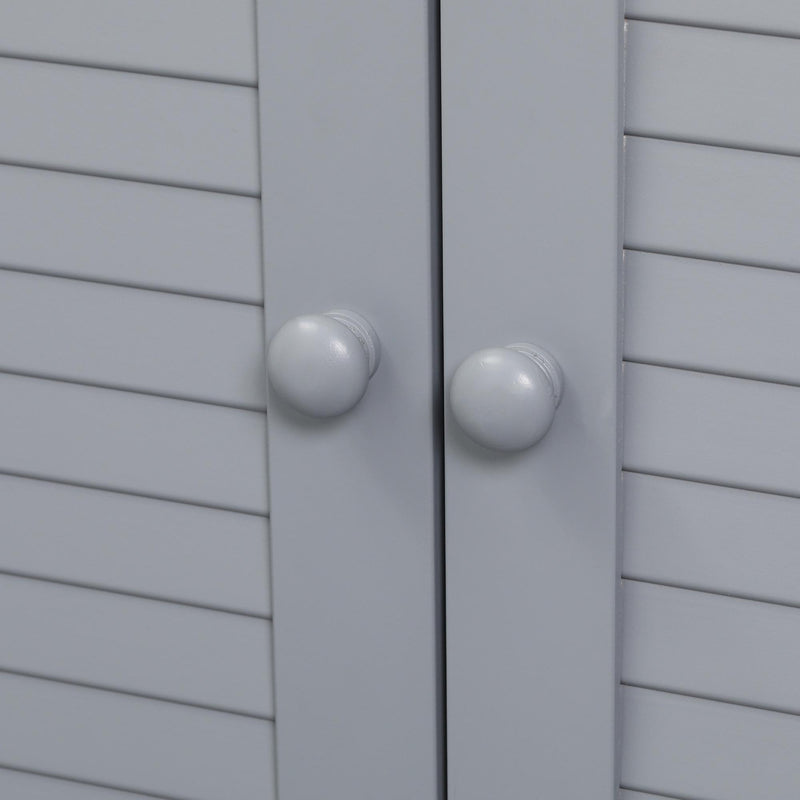 Mobile Sotto Lavello 2 Ante 1 Ripiano 60x30x60 cm in MDF Bianco