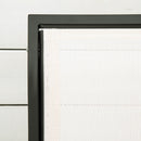 Panchina Dondolo da Giardino 151x75x85 cm in Metallo e Texteline Beige