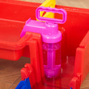 Playset Acquatico per Bambini 53 Pezzi 123x90x7 cm con Acqua e Sabbia Blu e Rosso