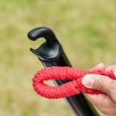 Struttura Amaca da Giardino 300x90x100 cm in Metallo Nero