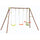 Balançoire de jardin 4 places avec Cavallina Miller Trio Swing